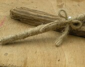 Wedding Pen For Guest Book Shabby Chic Wedding Pen Burlap Pen Bridal Showers