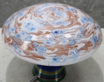 Fused Glass Mushroom Night Light, Colorful Home Decor
