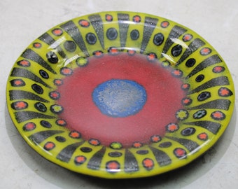 Fused  Glass Decorative Plate