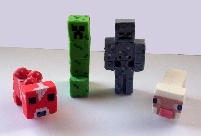 Minecraft Cake Toppers Etsy