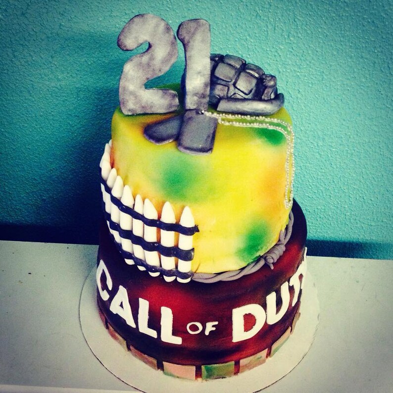 Call Of Duty Cake Kit Etsy