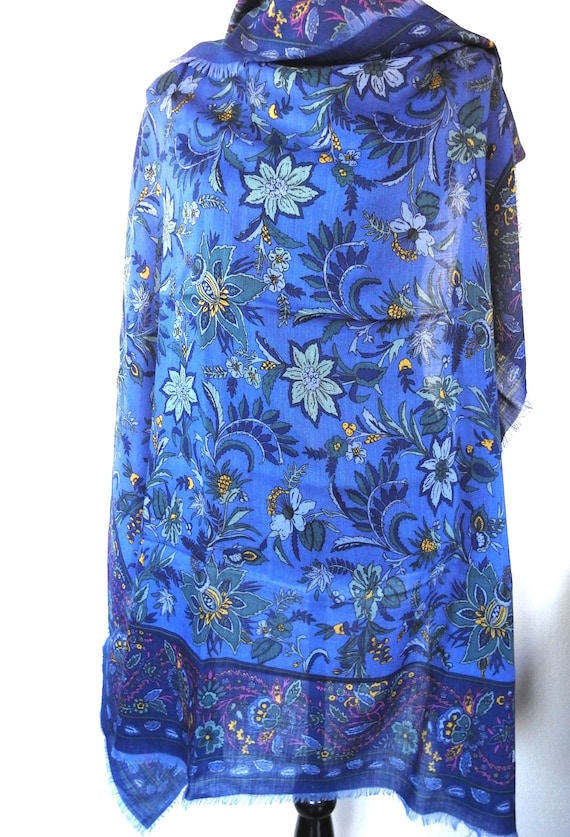 wool challis shawl