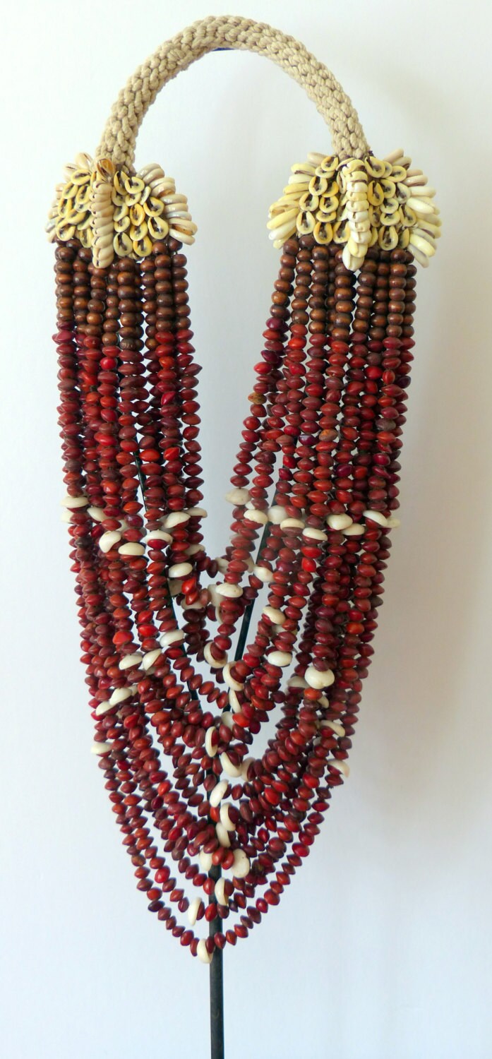 Two vintage Papua New Guinea shell bracelets