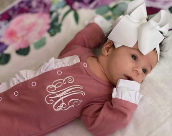 newborn footie onesie