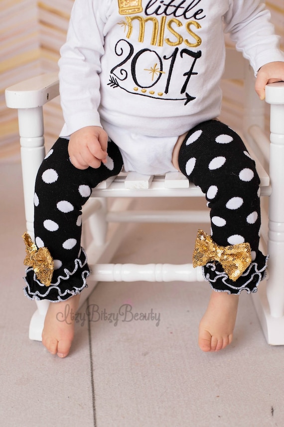 New Year Gold Sequin Leg Warmers Black Polkadot Leg Warmers Etsy