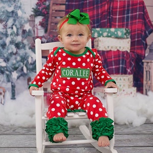 Girls Christmas Outfits Etsy Canada