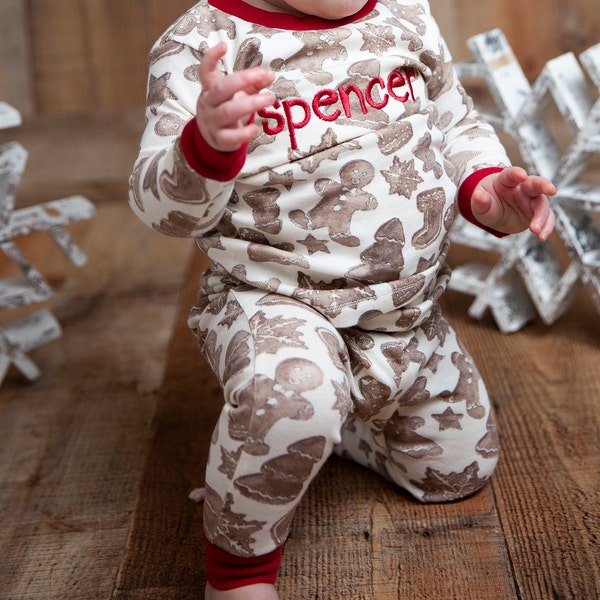Baby Christmas Pajamas Etsy