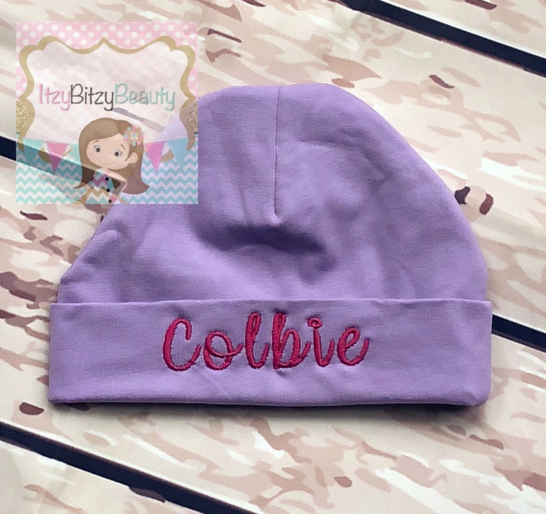 NEW COLOR Peach Coral Newborn Girls Hat Hospital Hat Etsy