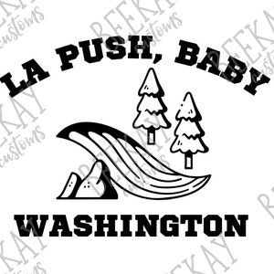 Fichier image numérique Twilight La Push Baby Washington SVG PNG sur fond transparent