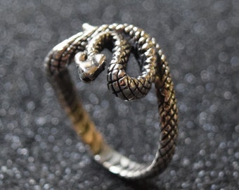 Animal Ring, Silver Snake Ring, Witchcraft Jewelry, Armenian Jewelry