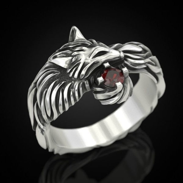 Fox Ring, Loki Fox Ring, Celtic Fox Ring, Celtic Ring, Celtic Fox Jewelry