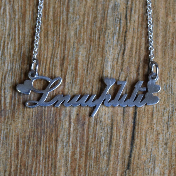 Armenian Name Necklace, Any Silver Armenian Necklace, Armenian Initial Necklace, Personalized Necklace