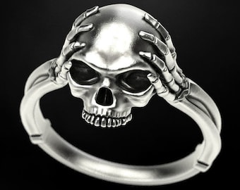 Skull Ring, Thumb Ring, Memento Mori Ring