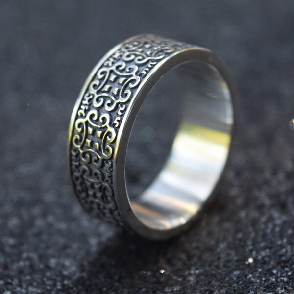 Norse Ring, Celtic Wedding Band, His and Hers Rings