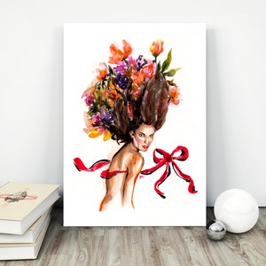 Fashion Wall Art, Fashion Illustration, Fashion Art Print, Fashion Poster, Fashion Watercolor, Fashion Canvas Print, Fashion Art Canvas