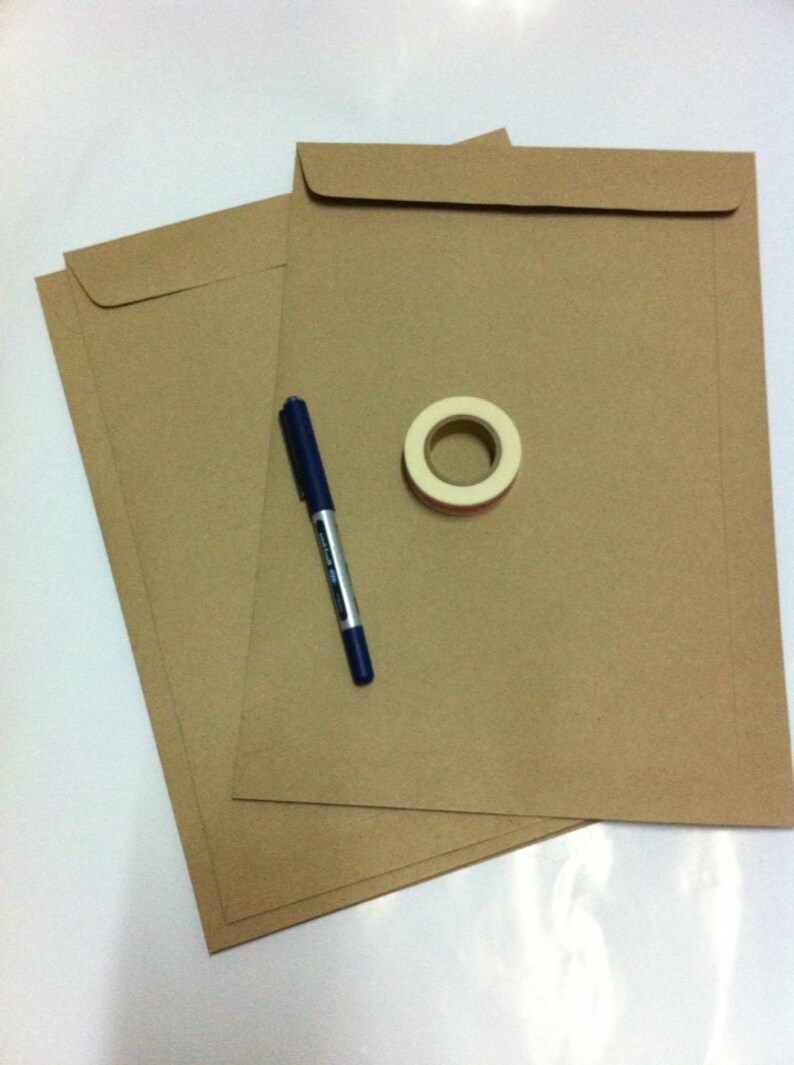 LARGE Kraft Envelopes C4 Kraft Envelopes/Brown Bags/Kraft Etsy