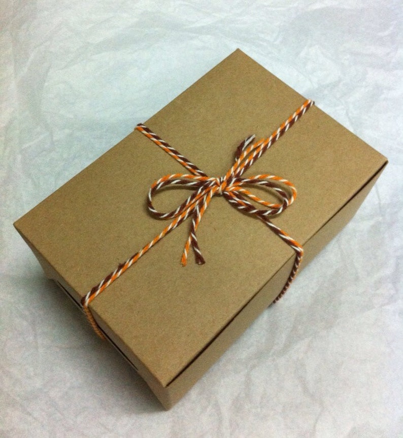 Kraft Boxes 10 Rectangle Brown Kraft boxes Cupcake boxes Etsy