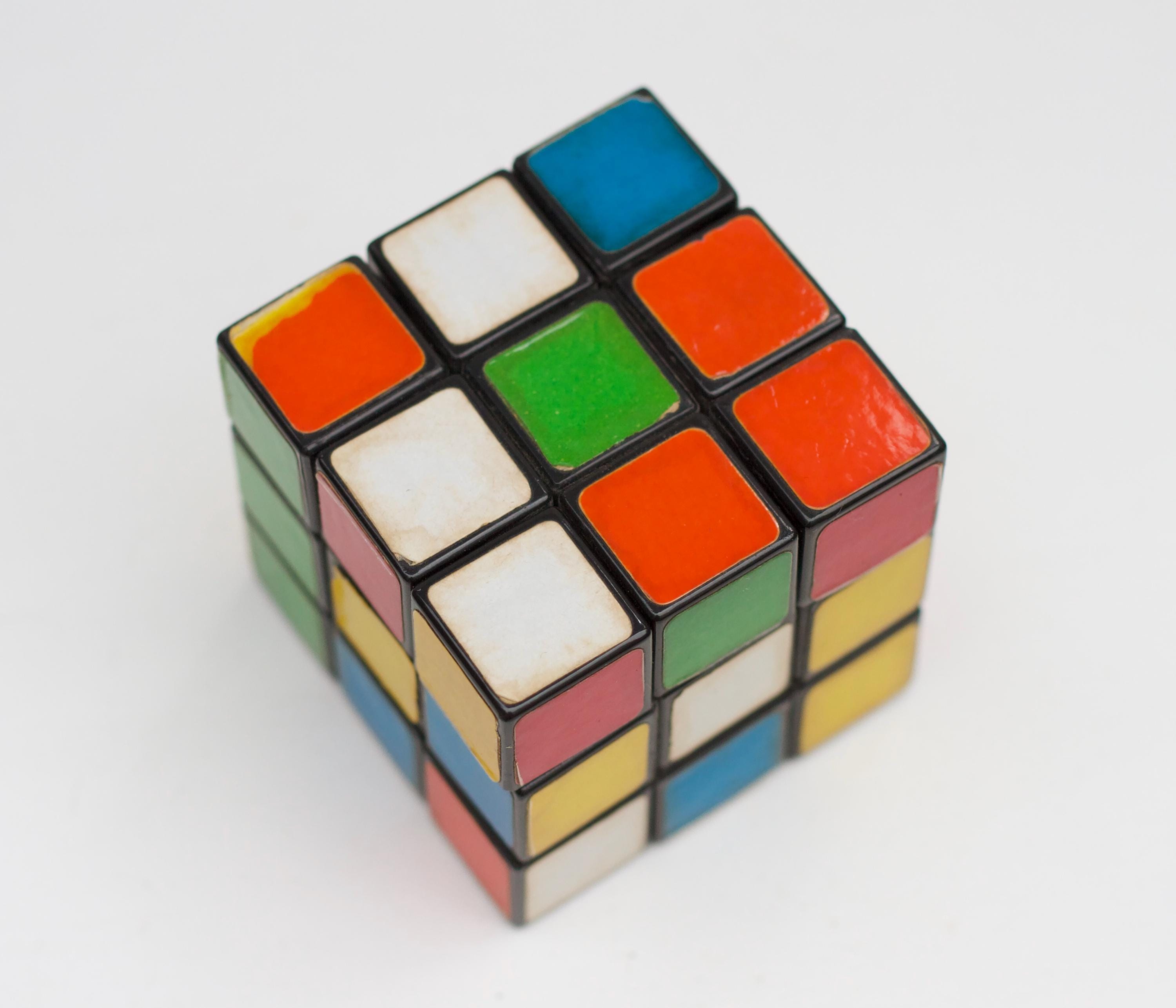 ヴィンテージ ルービックキューブ 古びた風合い - ヴィンテージ レトロ