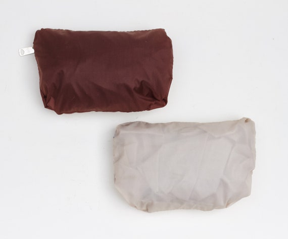 Pair of Folding Duffle Bags in Brown and Light Gr… - image 5