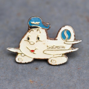 Vintage Sabena Fluglinien Anstecknadel - Belgien Flugzeug Reise