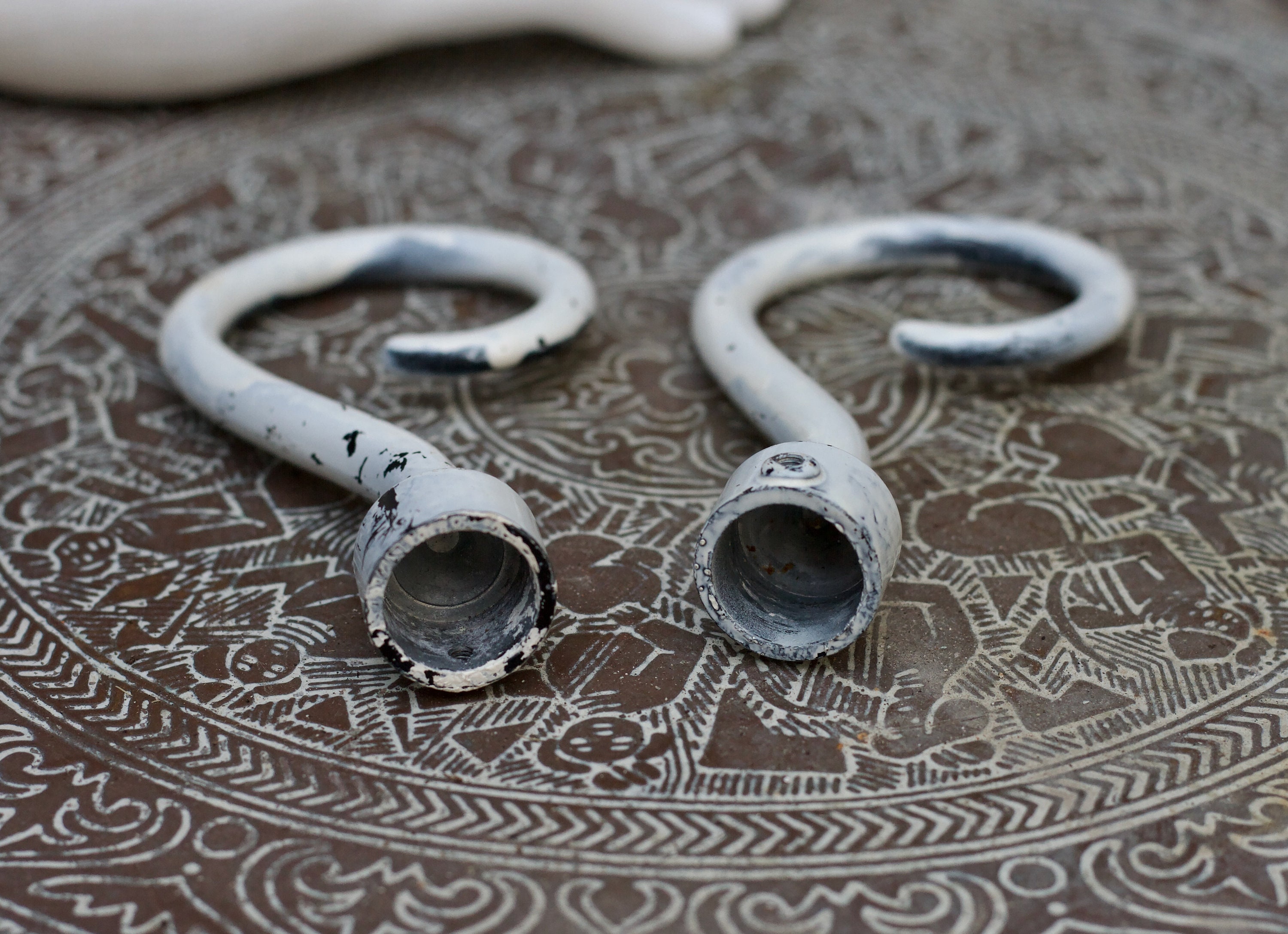 Terminali A Spirale Per Asta Tenda 18-20 Mm - 2 Pezzi In Alluminio Nichel Nero | Decorativi - Foto 14