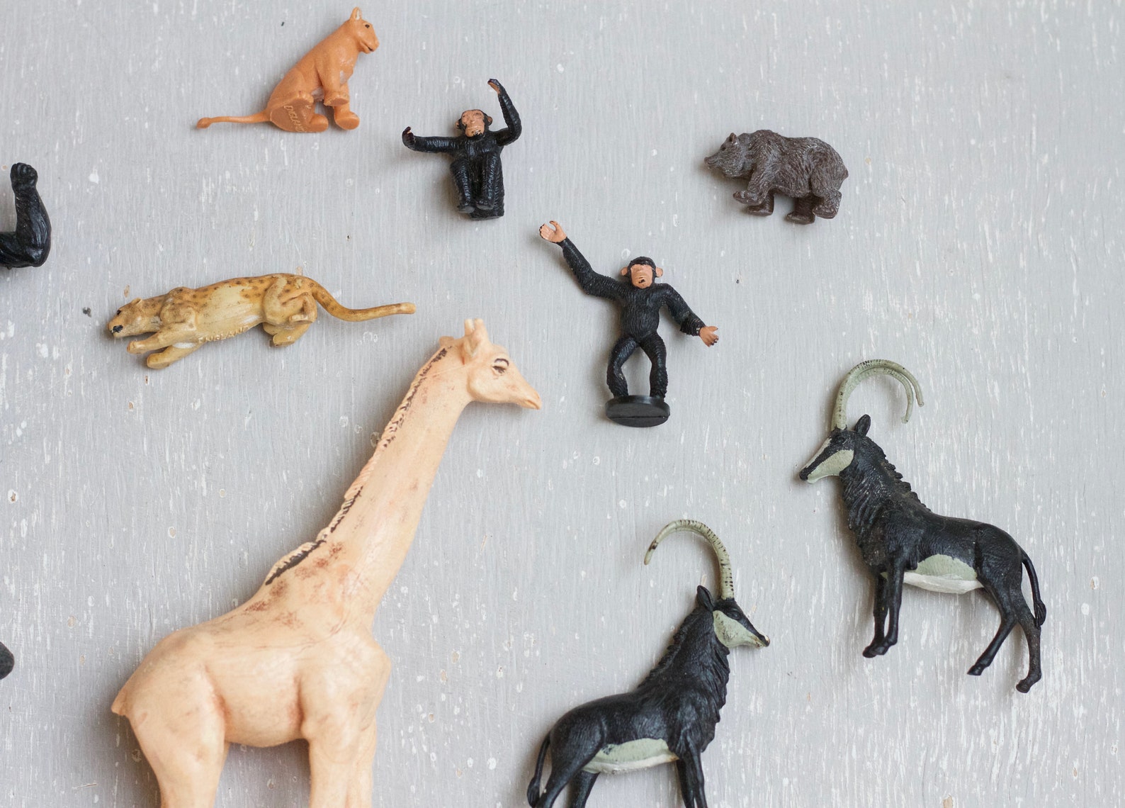 Zoo Animals 17 Vintage Plastic Toys Made in England Etsy