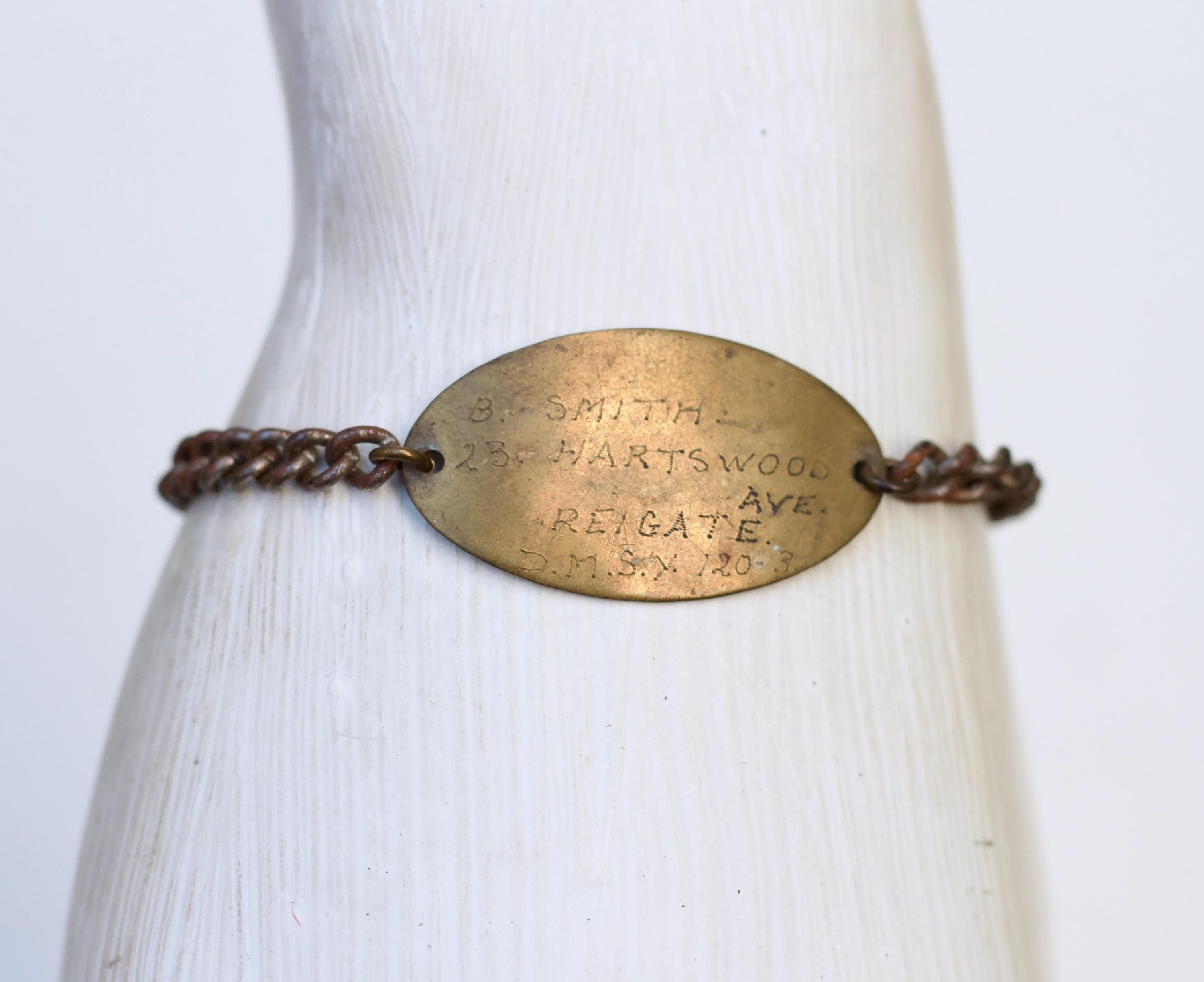 Wwii Id Bracelet - Etsy Wwii Id Bracelet - Etsy