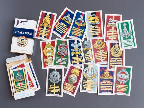 gallaher cigarette cards Antique Army Badges Cigarette Cards – Complete Gallaher Ltd. Collection