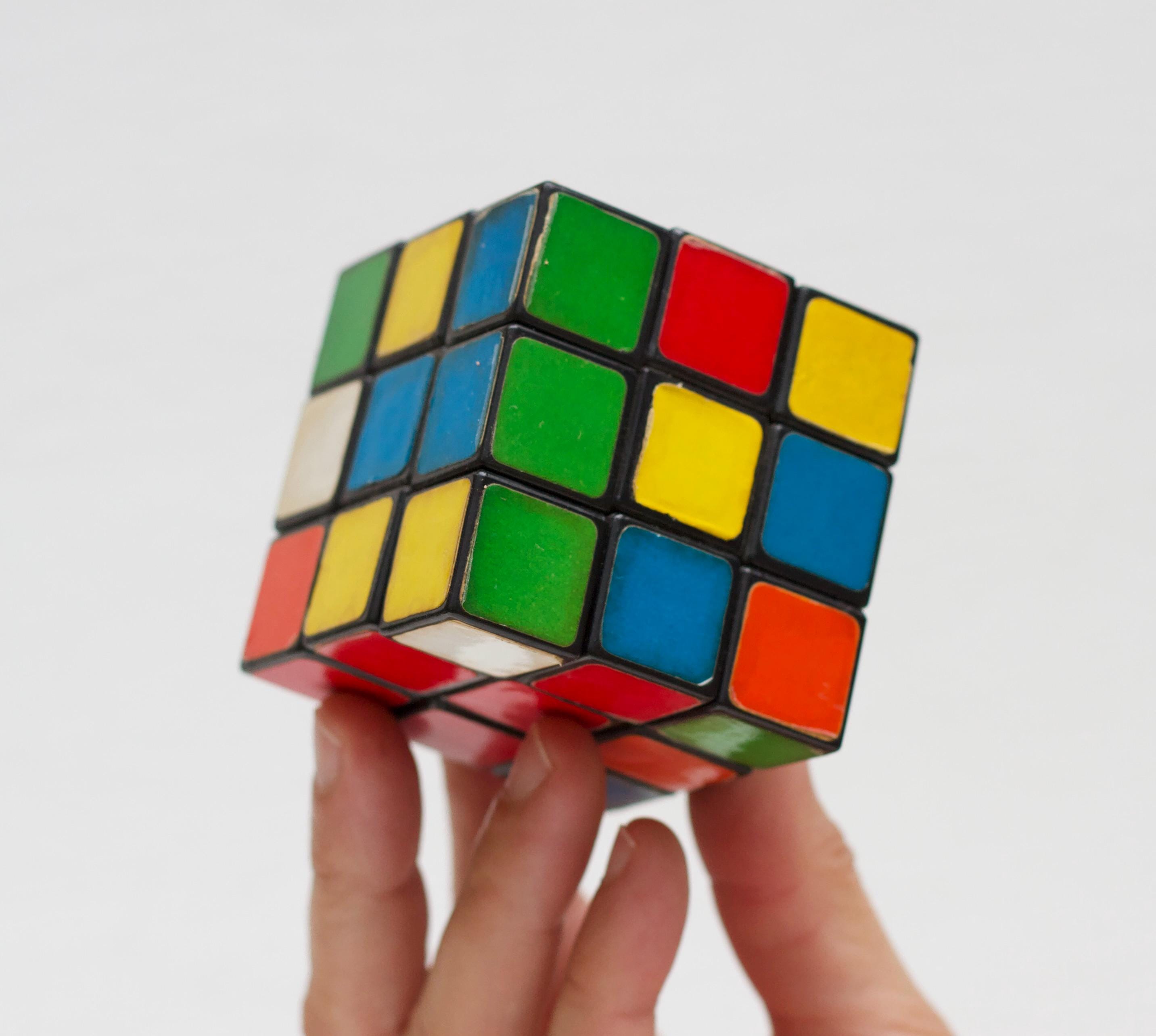 ヴィンテージ ルービックキューブ 古びた風合い - ヴィンテージ レトロ