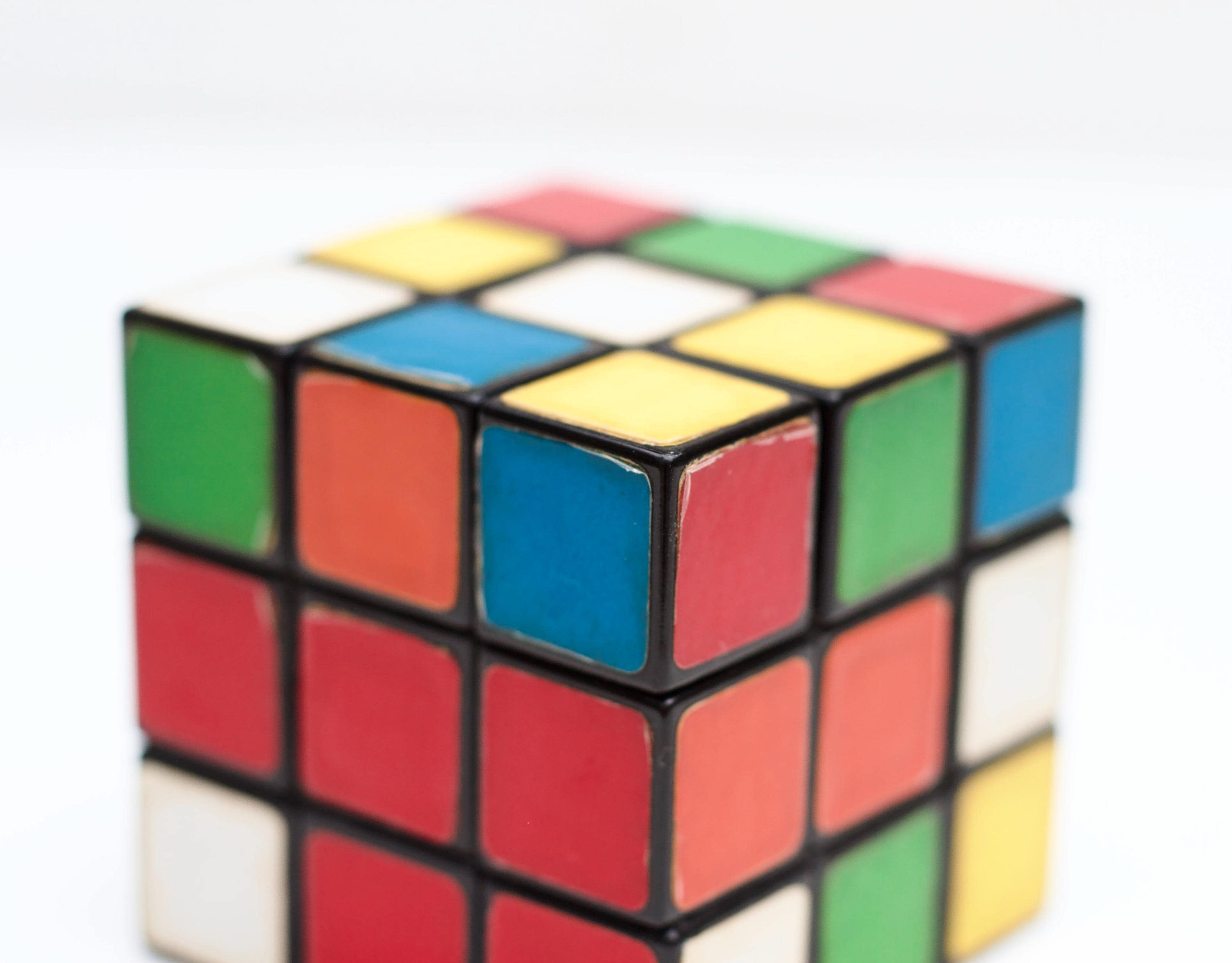 ヴィンテージ ルービックキューブ 古びた風合い - ヴィンテージ レトロ