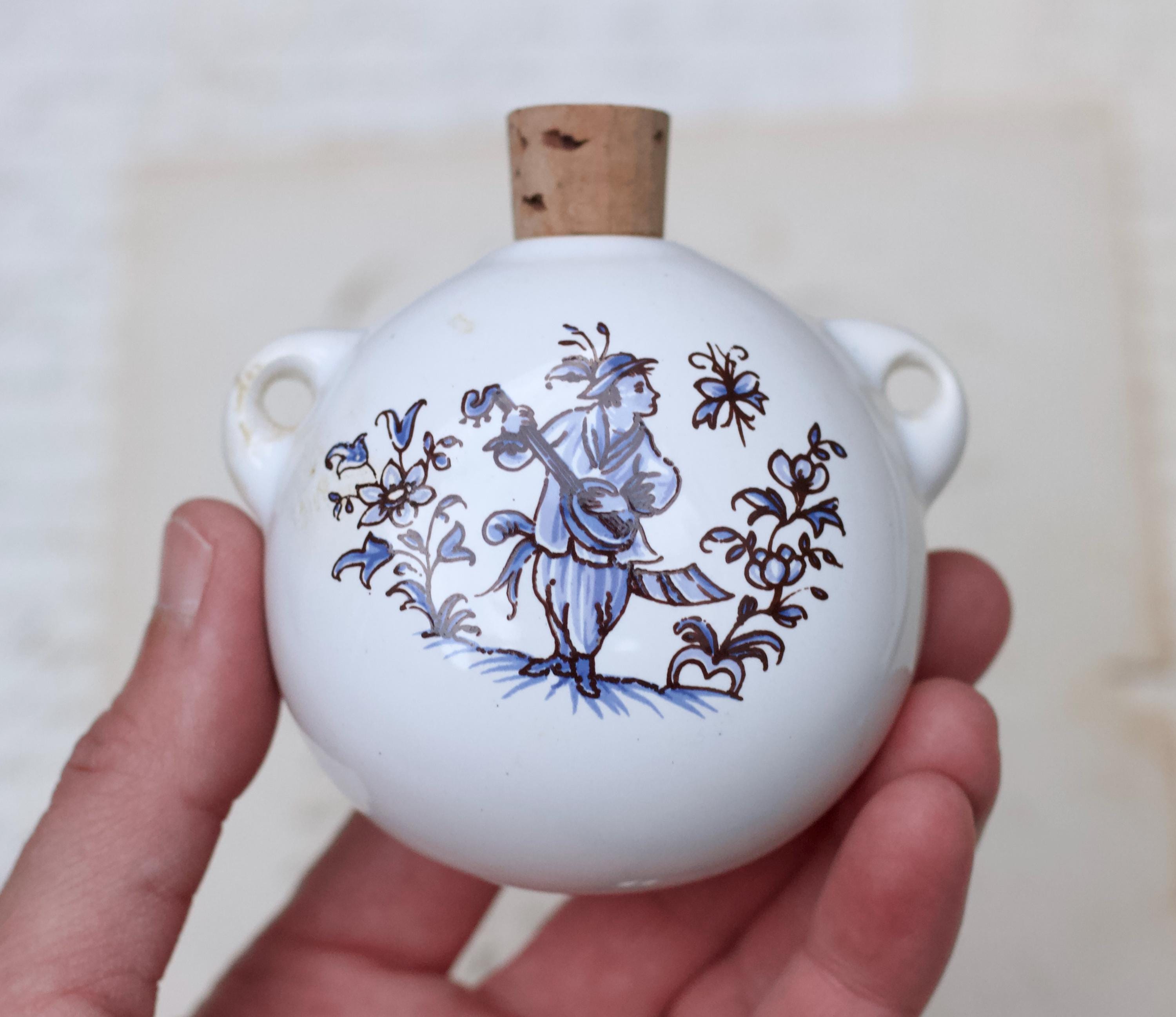 緑色 陶器製 フラスコ 陶器のフラスコ - Etsy 日本