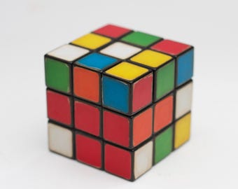ヴィンテージ ルービックキューブ 古びた風合い - ヴィンテージ レトロ