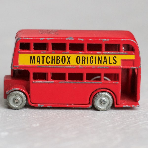 London Red Bus - Matchbox Originals Die Cast Miniature - Vintage Souvenir from England UK