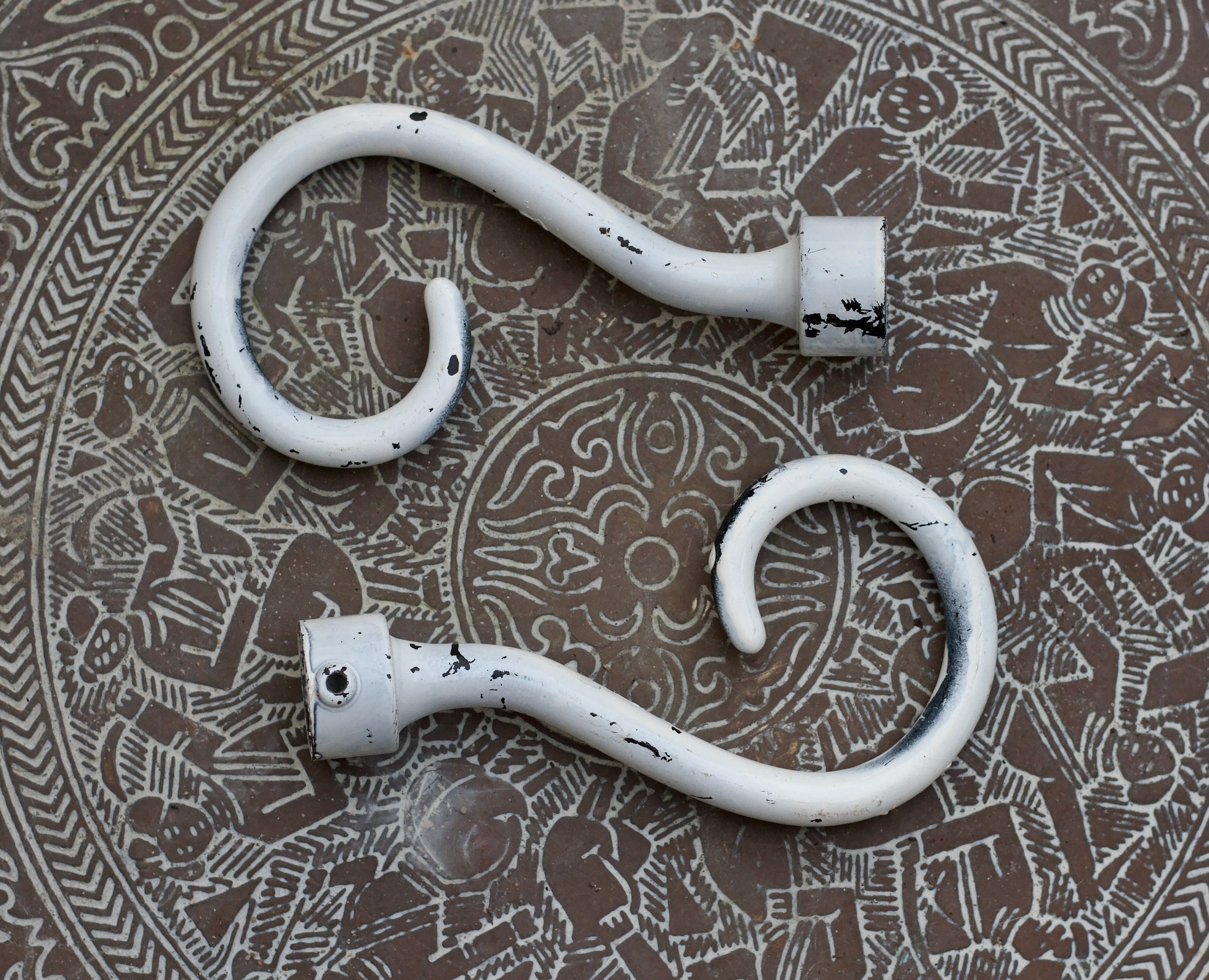 Terminali A Spirale Per Asta Tenda 18-20 Mm - 2 Pezzi In Alluminio Nichel Nero | Decorativi - Foto 8