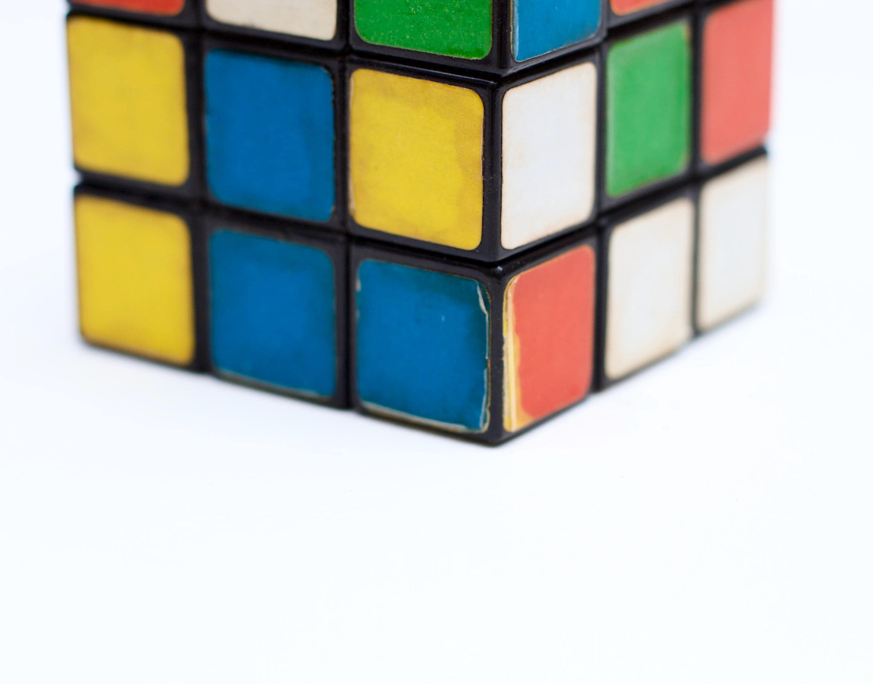 ヴィンテージ ルービックキューブ 古びた風合い - ヴィンテージ レトロ