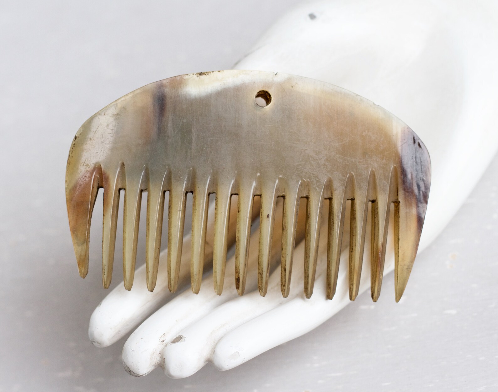 Antique Horse Comb of Horn Carved Antler Vintage Farm Etsy