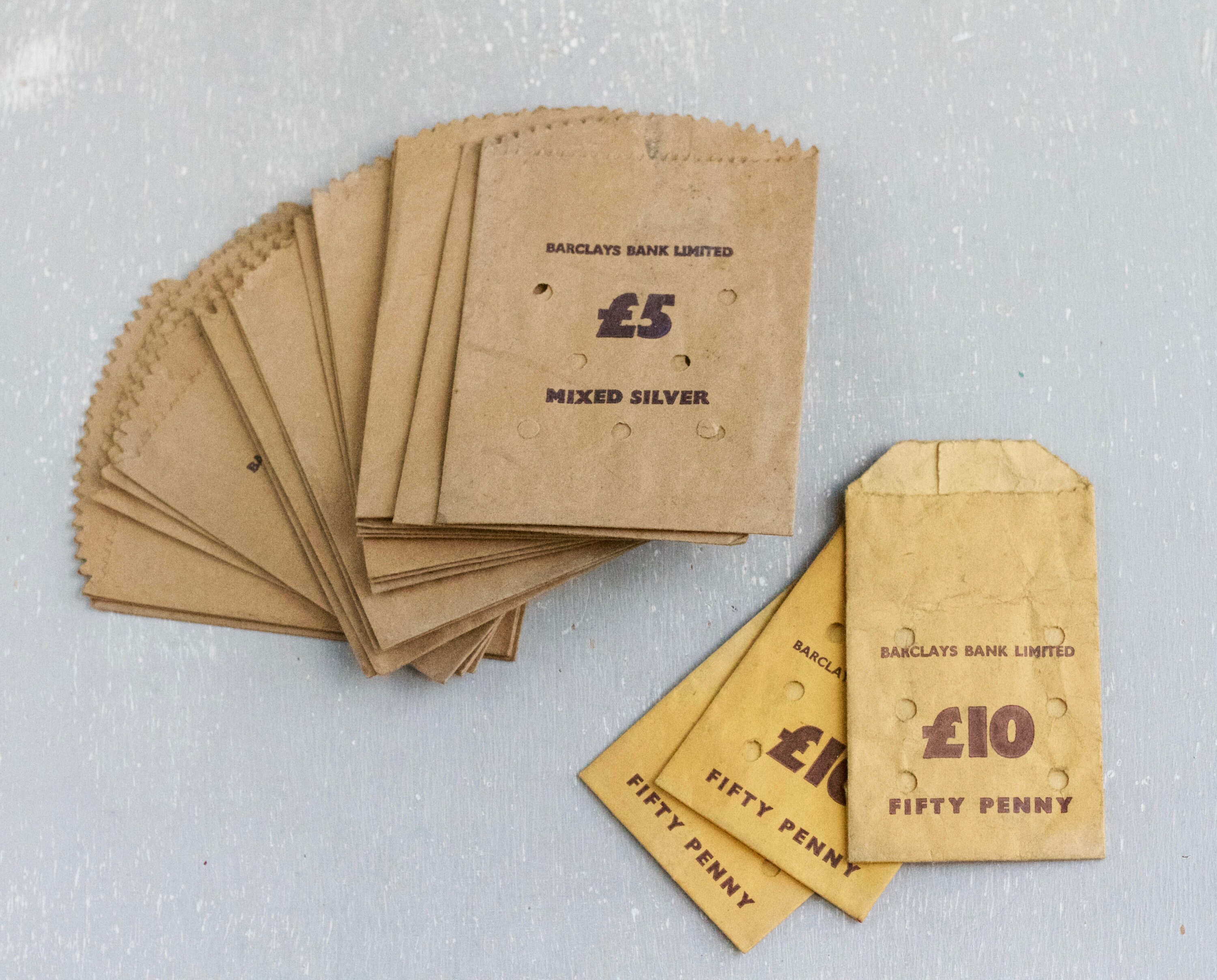 Barclays Bank Coin Bags Manila Envelopes Instant Etsy