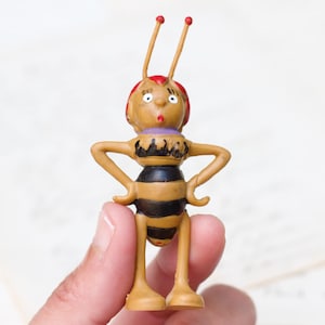 Maya the Bee 1978 Miss Cassandra Rubber Figurine - Apollo Film Anime - Vintage Retro Cartoon Toy