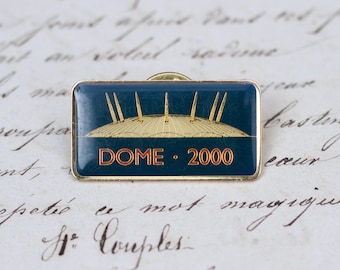 Dome 2000 Lapel Pin - Turn of the Century Badge - Souvenir from London United Kingdom