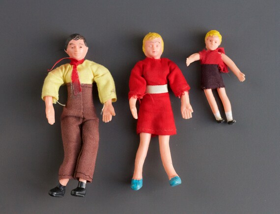vintage rubber dolls