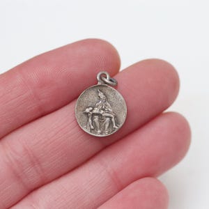 Pietà Medal - Antique French Medal Souvenir From Notre Dame D'arliquet ...