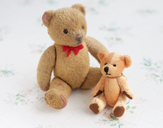 antique miniature teddy bears