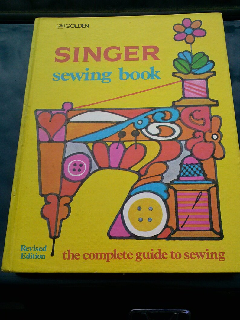 Vintage Singer Sewing Machine Book 1972 Sewing Instruction Etsy