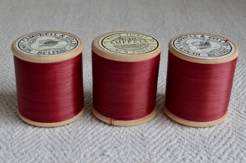 Spool of Campbell's Irish Linen Sewing Machine Thread No Etsy