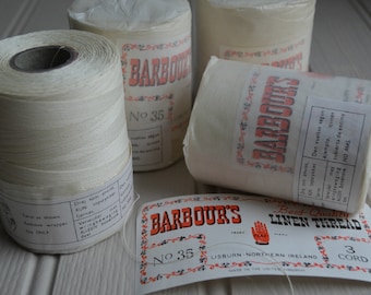 Large spool of 35/3 cord Barbour's Irish Linen thread