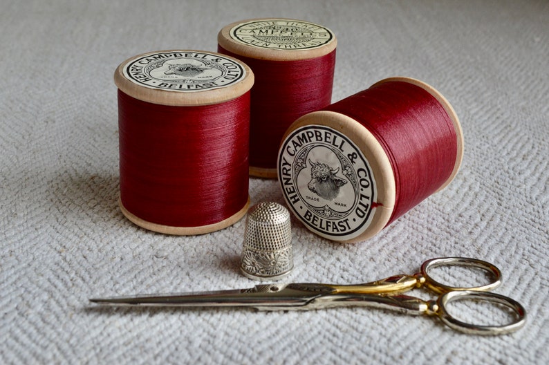 Spool of Campbell's Irish Linen Sewing Machine Thread No Etsy