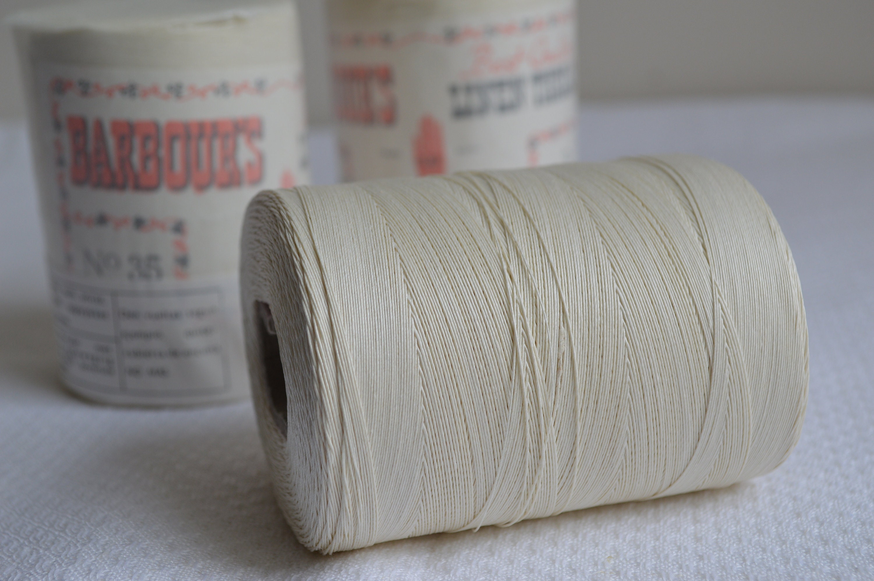 Coats Barbour : 100% Pure Linen Thread : 25/3 Waxed : 50g