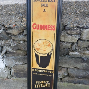guinness irish pub sign