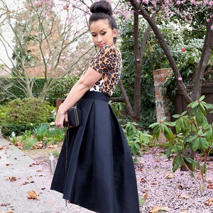 MADE TO ORDER: The High Low Midi Skirt image 2