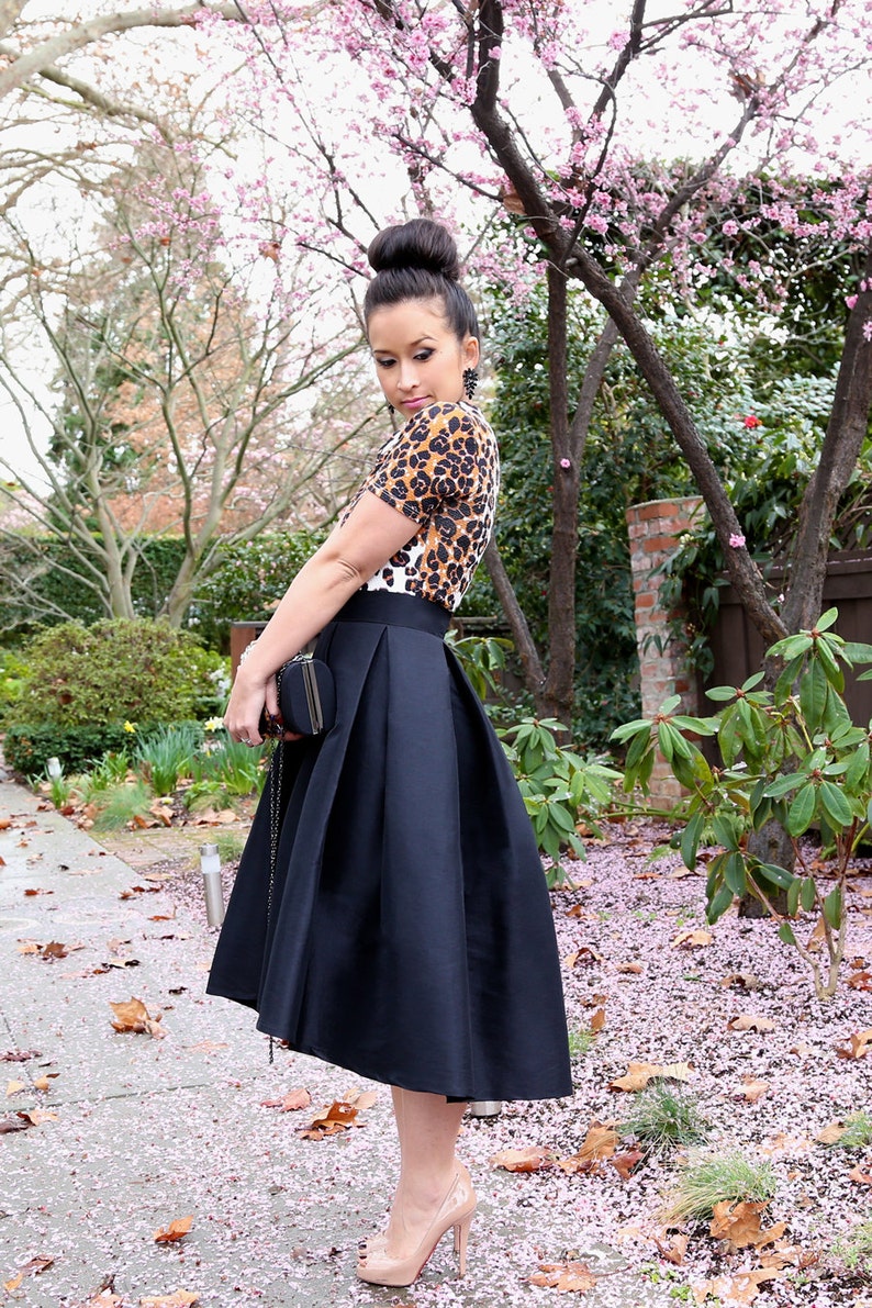 MADE TO ORDER: The High Low Midi Skirt image 2